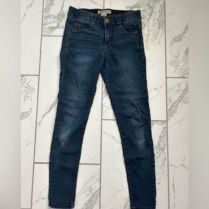 Democracy jeans, dark wash, size 4.
